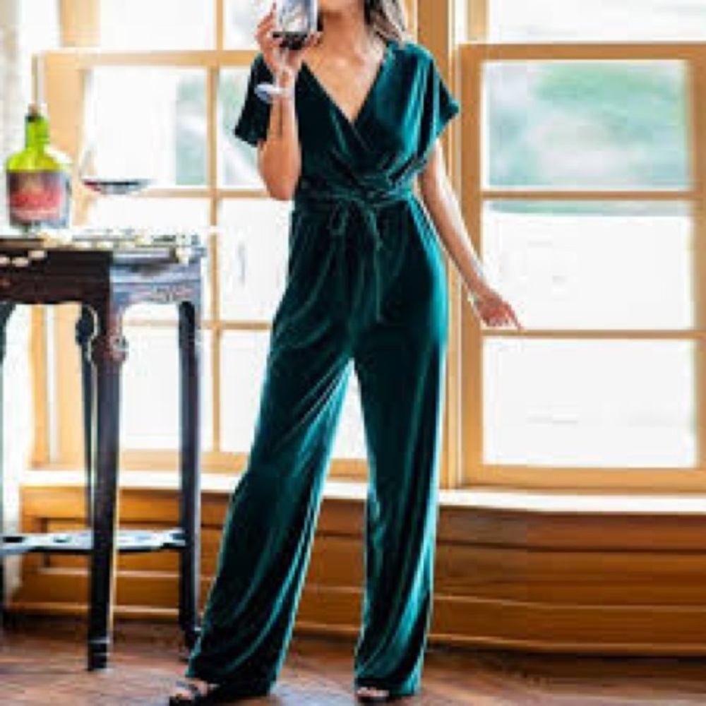 Alex Marie hunter green jumpsuit